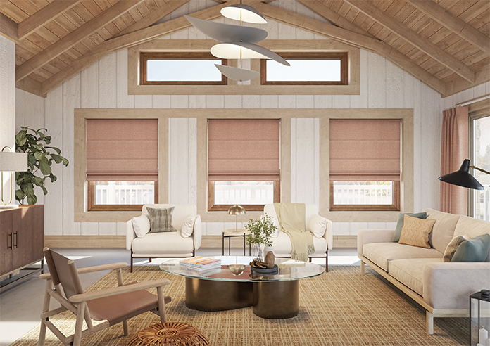 Jakarta, Candy Heart - Motorised Roman Blind - Image 8